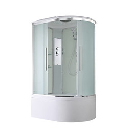 Душевая кабина Avacan 110x80 см EM5811L, хром/матовое (безсиликоновая сборка) - фото 