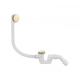 Сифон для ванны автоматический Grocenberg GB230GO, золото - фото 