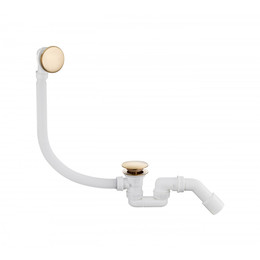 Сифон для ванны автоматический Grocenberg GB230MG, матовое золото - фото 