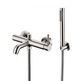 Смеситель для ванны Grocenberg GB8099NK, никель - фото 