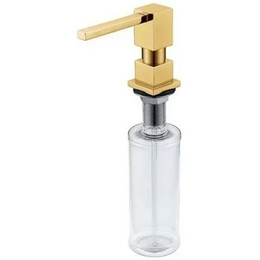 Дозатор для жидкого мыла Grocenberg AC0033GO, цвет золото - фото 