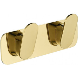 Двойной крючок Grocenberg AC0052GO, цвет золото - фото 