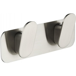 Двойной крючок Grocenberg AC0052NK, цвет никель - фото 