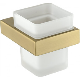 Стакан для зубных щеток Grocenberg AC0021MG, цвет матовое золото - фото 