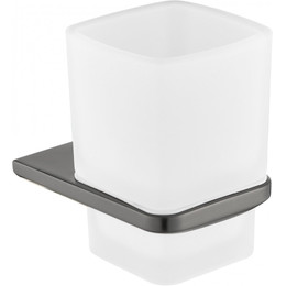 Стакан для зубных щеток Grocenberg AC0053BG, цвет графит - фото 