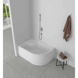 Поддон акриловый EvaGold 120х80 см EG230018 L - фото 