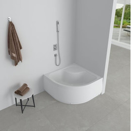 Поддон акриловый EvaGold 90х90 см EG230021 - фото 