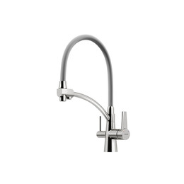 Смеситель для кухни Sancos Eri SC4001BN, никель/серый - фото 