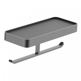 Держатель для туалетной бумаги Wonzon & Woghand Lotte WW-8356A-BGM, цвет тёмный графит брашированный - фото 