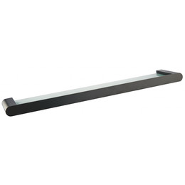 Стеклянная полка Wonzon & Woghand Carbon WW-7727, цвет чёрный матовый - фото 