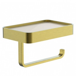 Держатель для туалетной бумаги Wonzon & Woghand Lotte WW-8336-BG, цвет золото брашированное - фото 