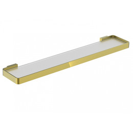 Стеклянная полка Wonzon & Woghand Lotte WW-8327A-BG, цвет золото брашированное - фото 