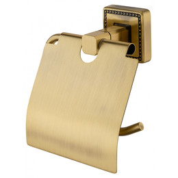 Держатель для туалетной бумаги Wonzon & Woghand Roma WW-7226, цвет бронза брашированная - фото 