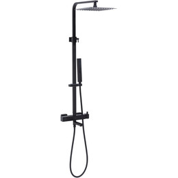 Душевая стойка Allen Brau Infinity 5.21029-31, чёрный матовый - фото 