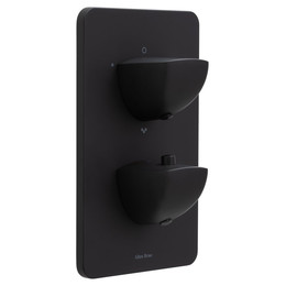 Смеситель для ванны с термостатом Allen Brau Infinity 5.21316-31 (со скрытой частью) чёрный матовый - фото 