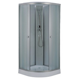 Душевая кабина Loranto 90x90 см CS-981TM/W-90, хром/прозрачное - фото 