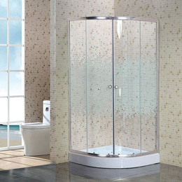 Душевое ограждение Niagara Eco 90x90 см NG-001-14, хром/узор - фото 
