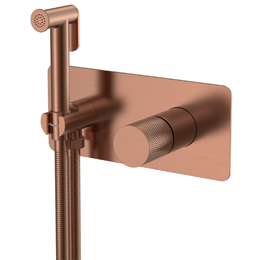 Набор для гигиенического душа Boheme Stick 127-CB.2 (со скрытой частью) брашированная медь - фото 