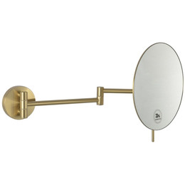 Зеркало косметическое настенное Boheme 508-MG, золото матовое - фото 