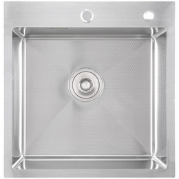 Кухонная мойка Gerhans K34550AD 1 мм, сатин - фото 