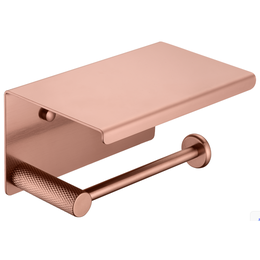 Держатель для туалетной бумаги Boheme Uno 10971-CB, цвет брашированная медь - фото 