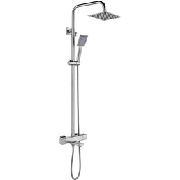 Душевая стойка с термостатом Gappo G2499-40, сатин - фото 