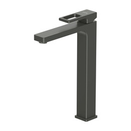 Смеситель для раковины высокий Gappo G1017-92, оружейная сталь - фото 