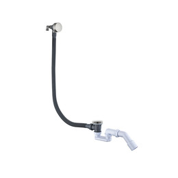 Сифон для ванны Boheme 631-NB Click-Clack, никель - фото 