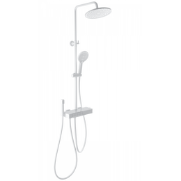 Душевая стойка с термостатом Wonzon & Woghand Muse WW-B3580-MW, белый матовый - фото 