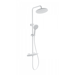 Душевая стойка с термостатом Wonzon & Woghand Neo WW-B3035-A1-MW, белый матовый - фото 