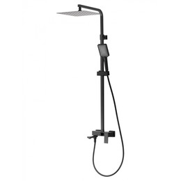 Душевая стойка Wonzon & Woghand Cube WW-88739016-MB, чёрный матовый - фото 