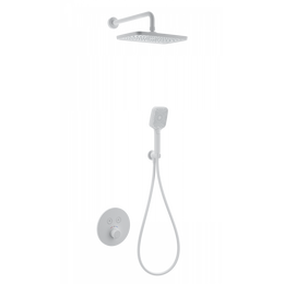 Душевая система для душа с термостатом Wonzon & Woghand WW-D2017-A-MW, белый матовый - фото 