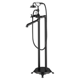 Смеситель для ванны напольный Wonzon & Woghand Retro WW-88649020-BGM, тёмный графит - фото 