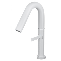 Смеситель для раковины высокий Wonzon & Woghand WW-6068-MW, белый - фото 