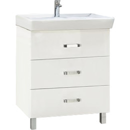 Тумба напольная с раковиной Акватон Америна 80М см 1A1691K1AM010, белый - фото 