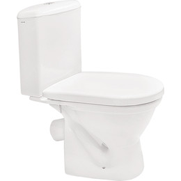 Унитаз-компакт Santek Алькор 1.WH30.2.140 с крышкой дюропласт - фото 