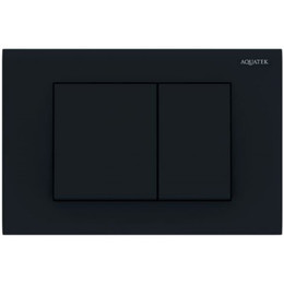 Кнопка смыва Aquatek KDI-0000012, чёрный матовый - фото 