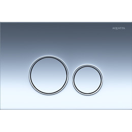 Кнопка смыва Aquatek KDI-0000018, хром глянцевый - фото 