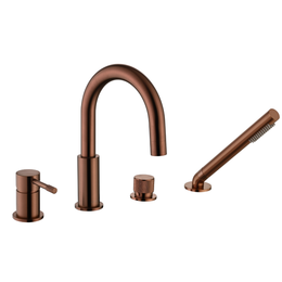 Смеситель для ванны Boheme Uno 460-BRB, брашированная бронза - фото 