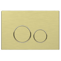 Кнопка смыва Vincea VFP-005BG, брашированное золото - фото 