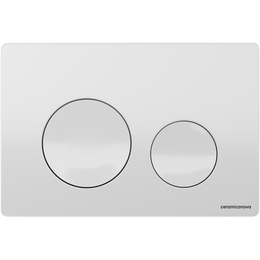 Кнопка смыва Ceramicanova Balance Circle CN12-001W, белый глянцевый - фото 
