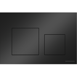 Кнопка смыва Ceramicanova Balance Square CN12-002MB, чёрный матовый - фото 
