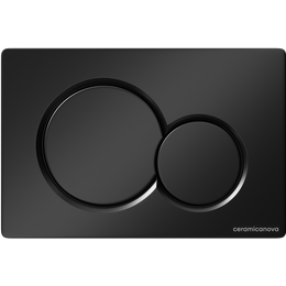Кнопка смыва Ceramicanova Balance Sphere CN12-003MB, чёрный матовый - фото 