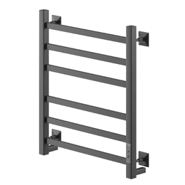 Полотенцесушитель электрический Veconi Barro-A П6 500x600 мм B6050B-A, чёрный - фото 