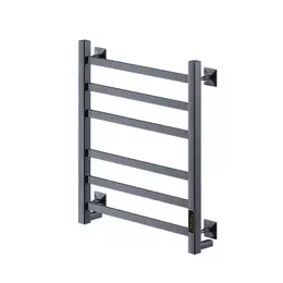 Полотенцесушитель электрический Veconi Barro-A П6 500x600 мм B6050GR-A, графит брашинг - фото 