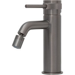 Смеситель для биде Allen Brau Priority 5.31A04-MG (с донным клапаном) графит браш - фото 