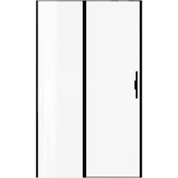 Душевая дверь Allen Brau Priority 120 см 3.31009.BBA, чёрный браш/прозрачное - фото 