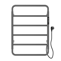 Полотенцесушитель электрический Wonzon & Woghand Wismar П6 450x640 мм WW-AL201-GM, темный графит - фото 