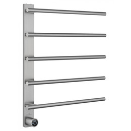 Полотенцесушитель электрический Wonzon & Woghand N&uuml;rnberg П5 520x627 мм WW-AL345-BR, никель - фото 