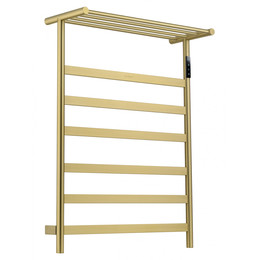 Полотенцесушитель электрический Wonzon & Woghand Essen с полкой П7 548x774 мм WW-A403-BG, золото - фото 